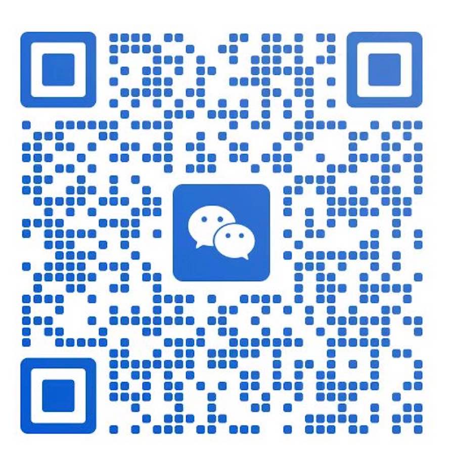 小蓝帽装饰微信二维码